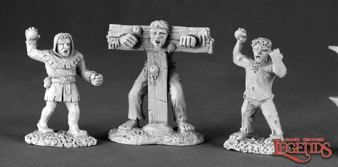 TOWNSFOLK XII PILLORY & KIDS