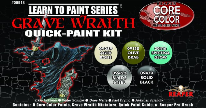 LEARN TO PAINT: GRAVE WRAITH QUICK-PAINT KIT