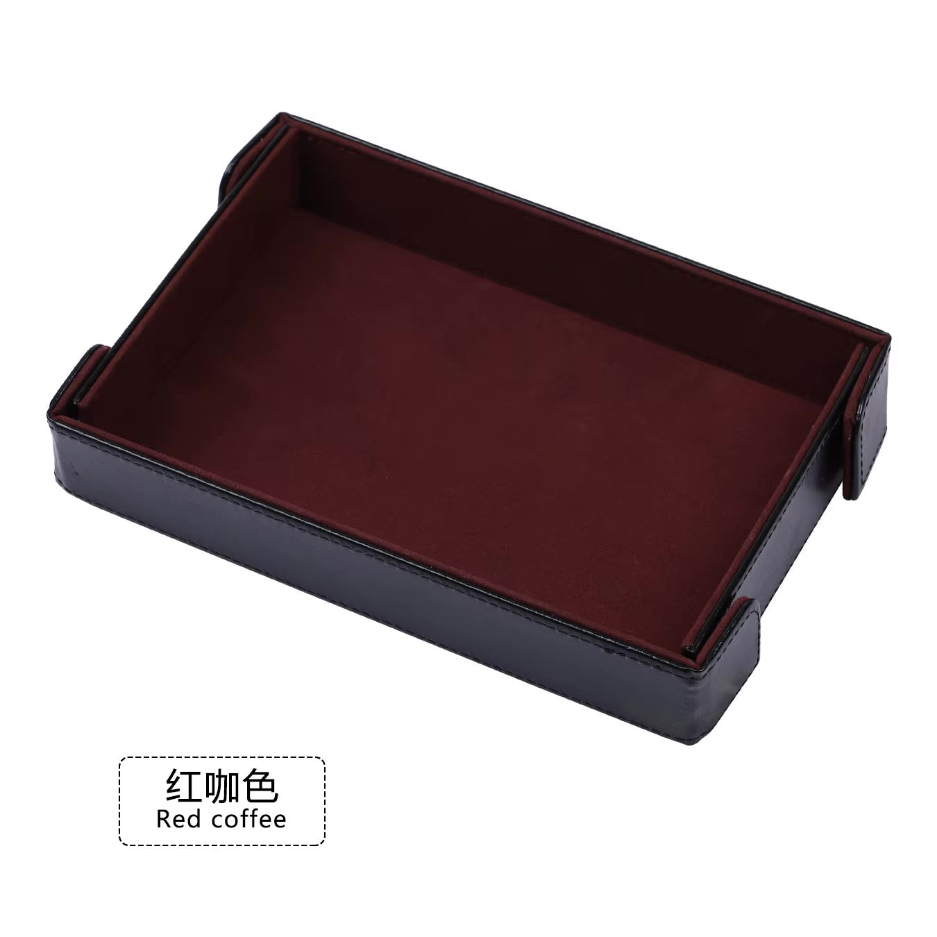 Foldable Magnetic Dice Tray Red Coffee Color $11.99