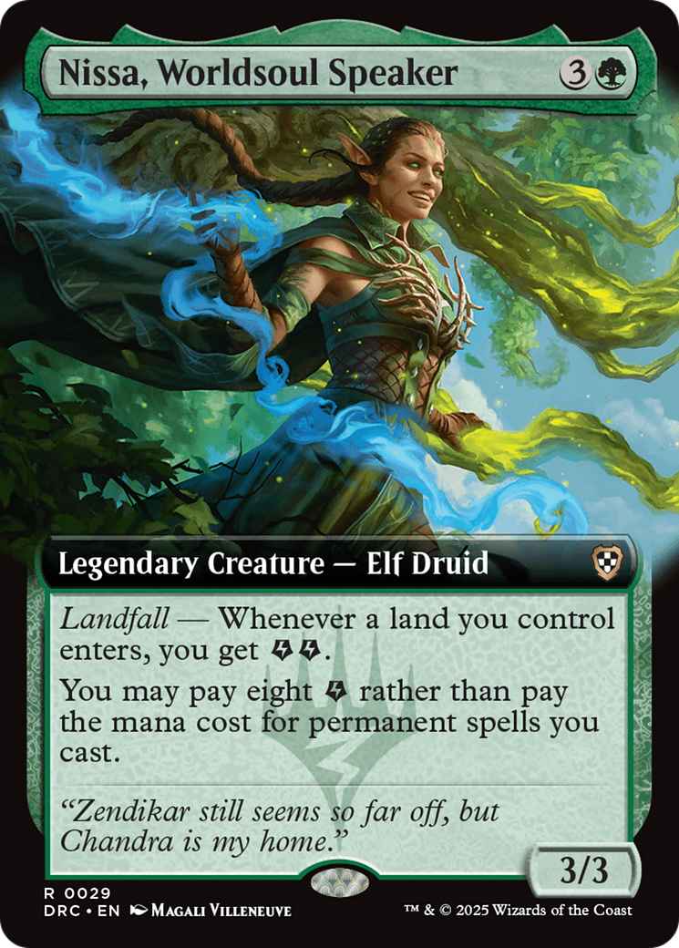 Nissa, Worldsoul Speaker (Extended Art) [Aetherdrift Commander] – Shop  DMDave
