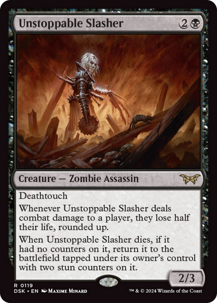 Unstoppable Slasher (0119) [Duskmourn: House of Horror] – Shop DMDave