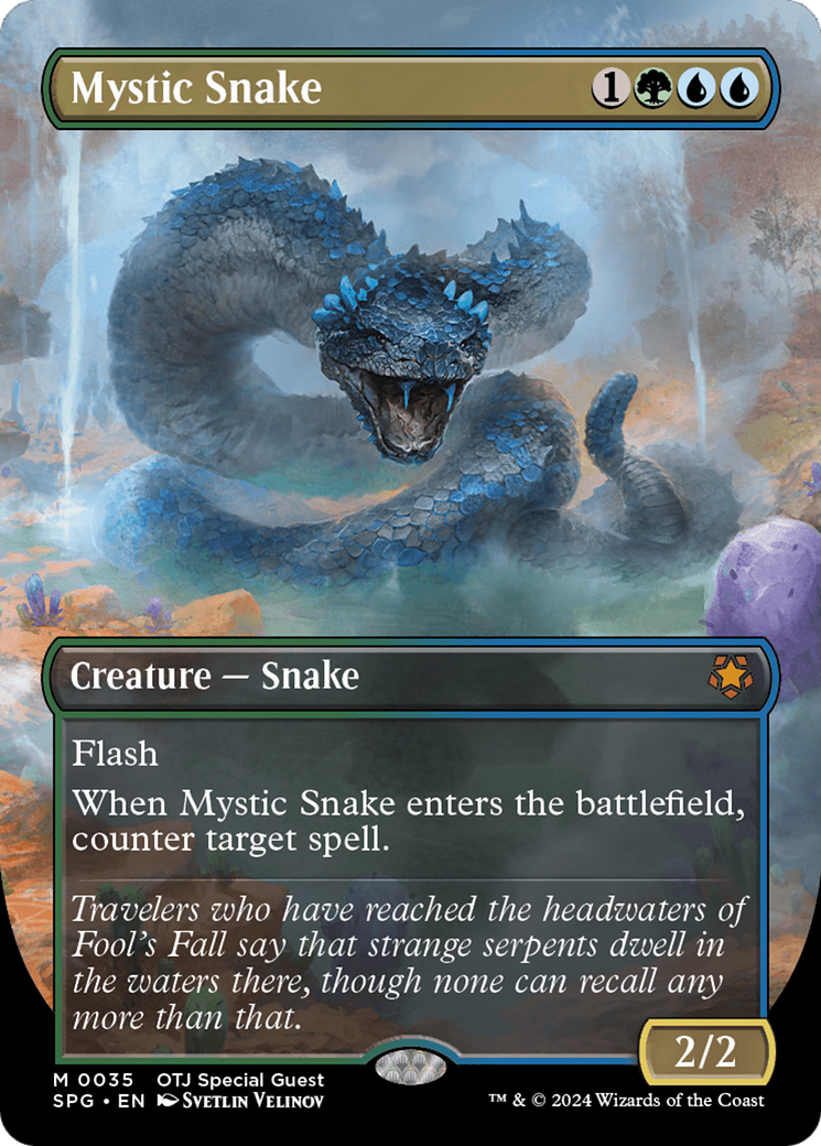 Mystic Snake (Borderless) [Outlaws of Thunder Junction Special Guests] –  Shop DMDave