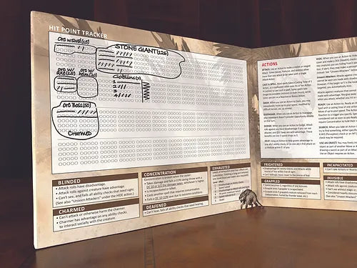 Stat Trackers: 5E DM Screen