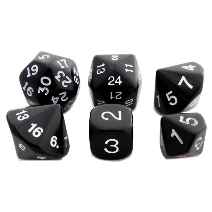 6-Set Who Knew? Black with White