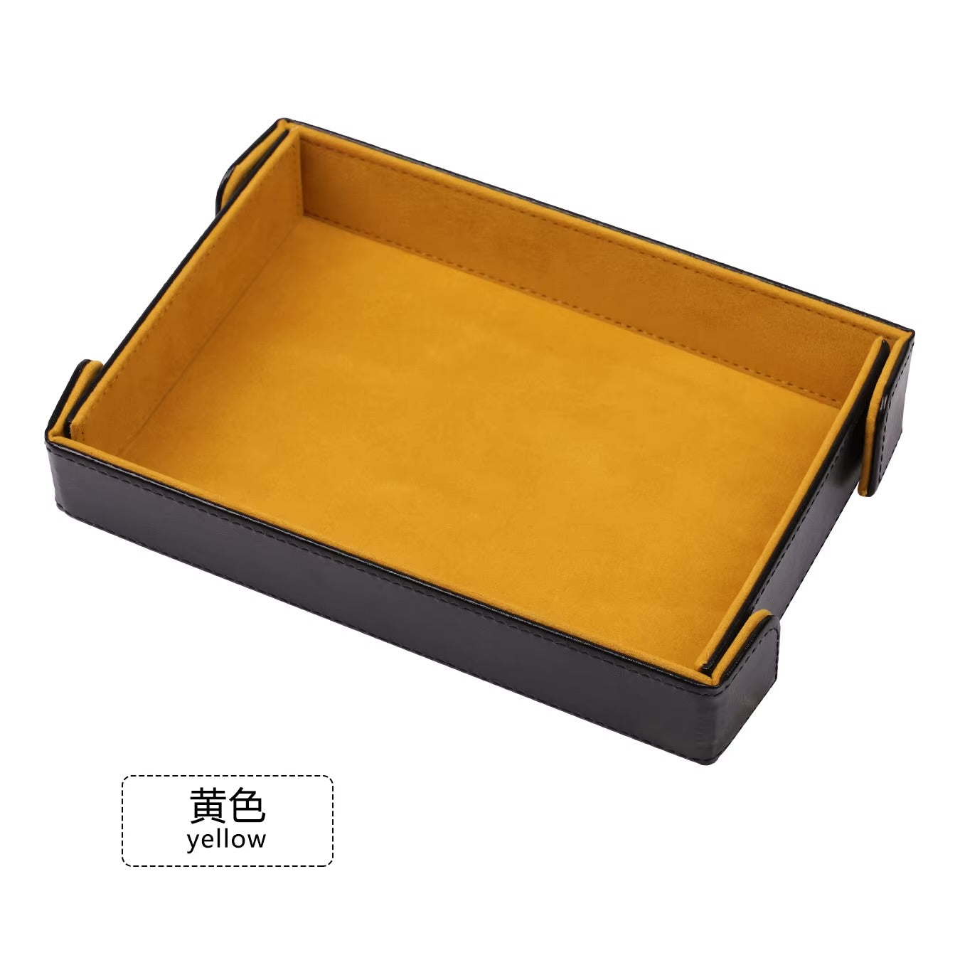 Foldable Magnetic Dice Tray Yellow $11.99