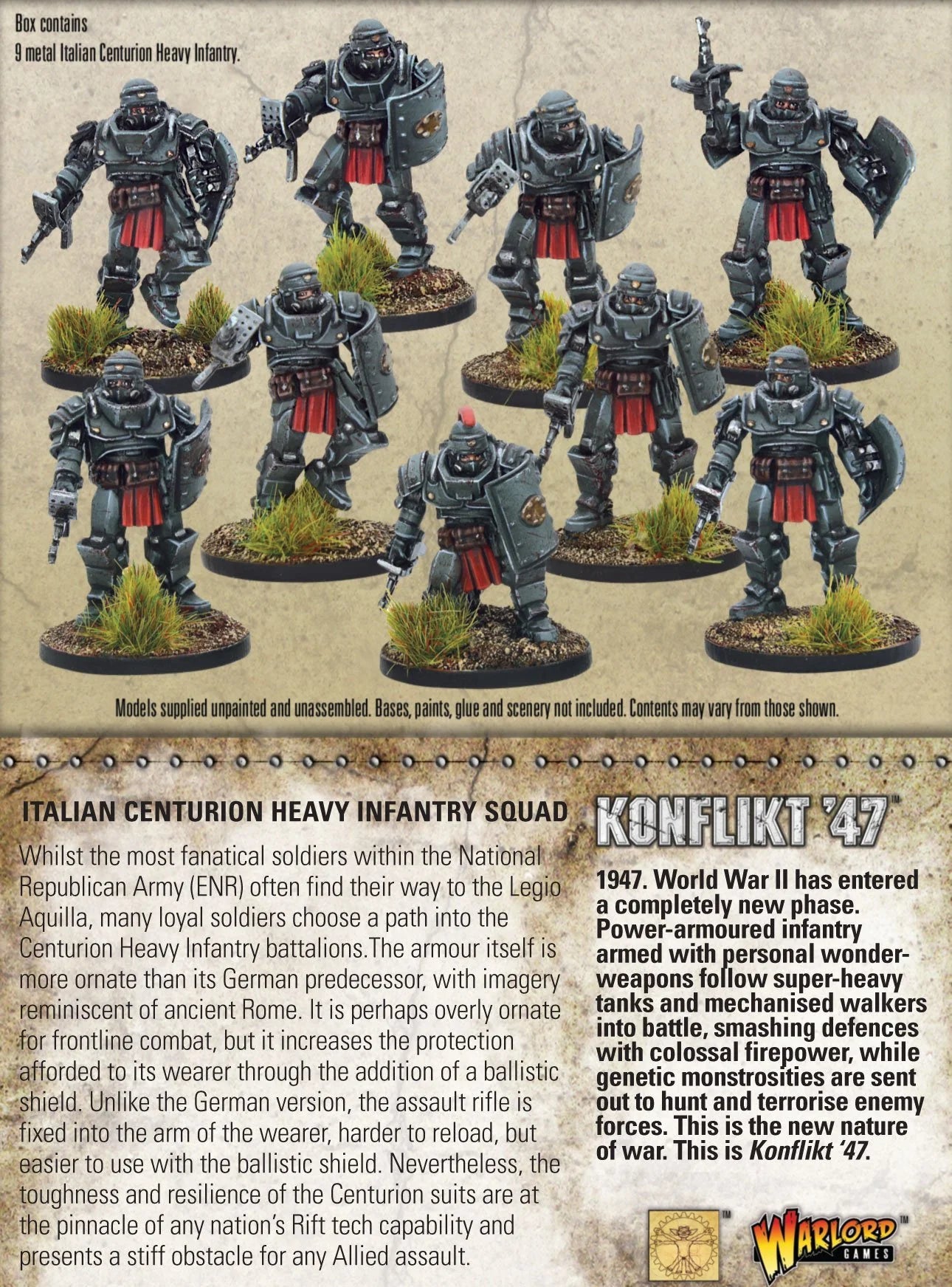 Konflikt ‘47 Italian Centurion Heavy Infantry Squad