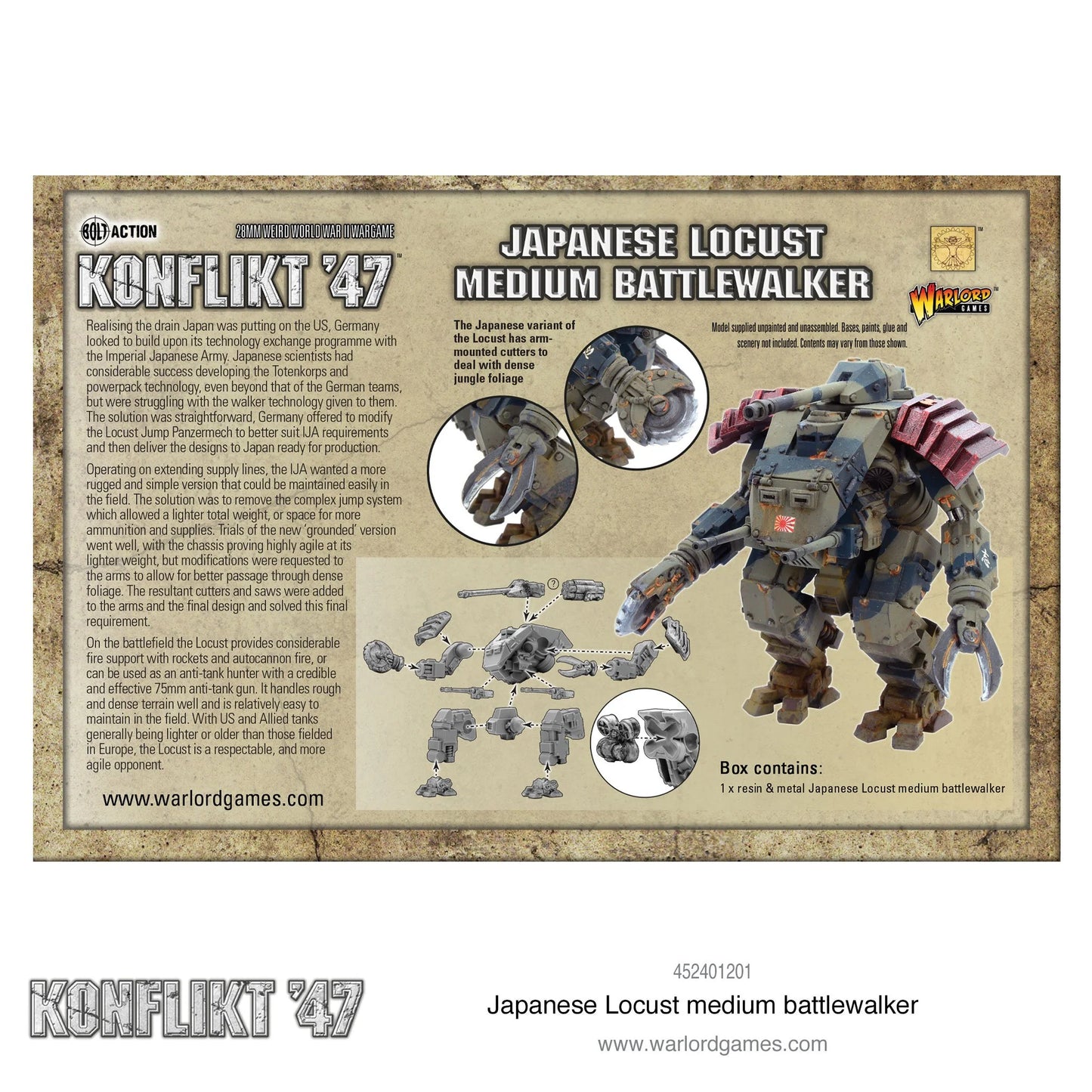 Konflikt ‘47 Japanese Locust Medium Battlewalker