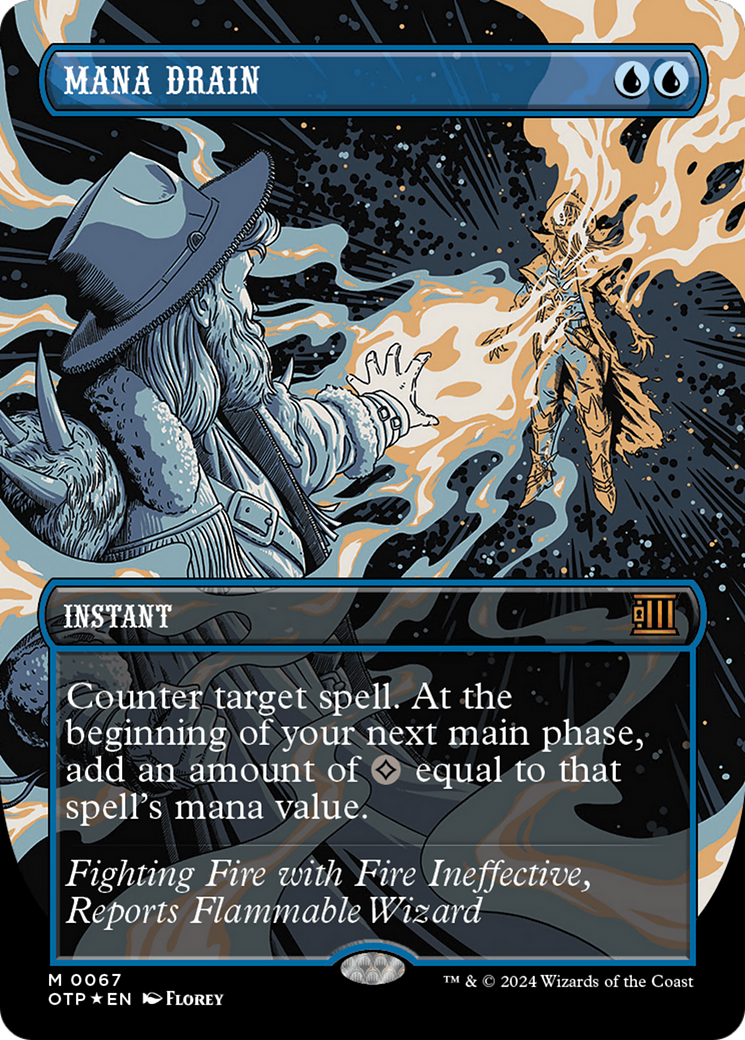 Mana Drain (Textured Foil) [Outlaws of Thunder Junction: Breaking News –  Shop DMDave