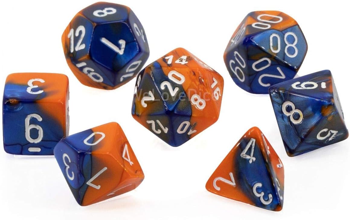 Gemini® Polyhedral Blue-Orange with White