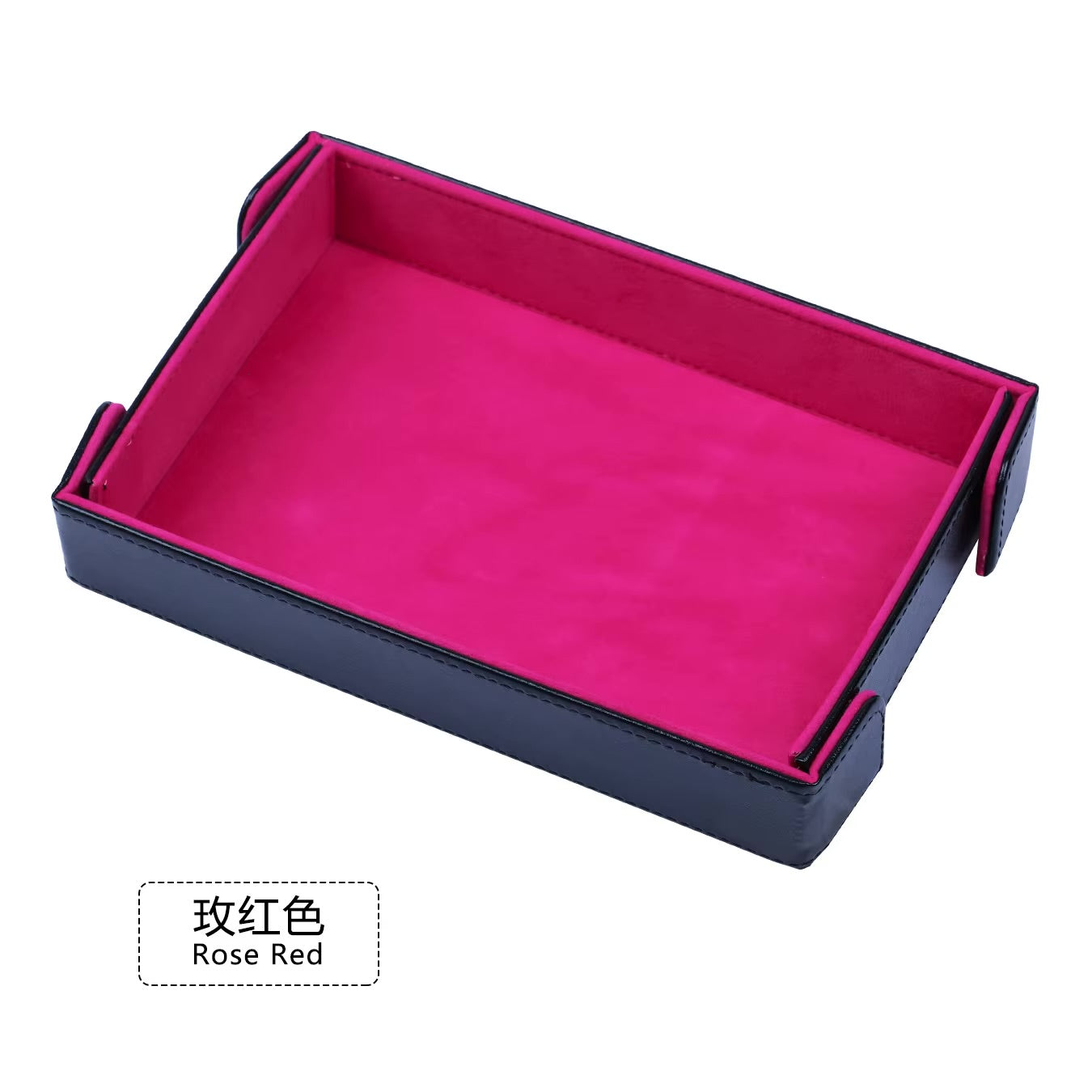 Foldable Magnetic Dice Tray Rose Red $11.99