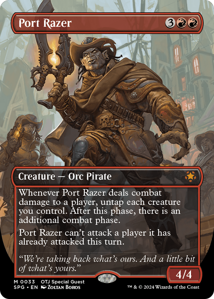 Port Razer (Borderless) [Outlaws of Thunder Junction Special Guests] – Shop  DMDave