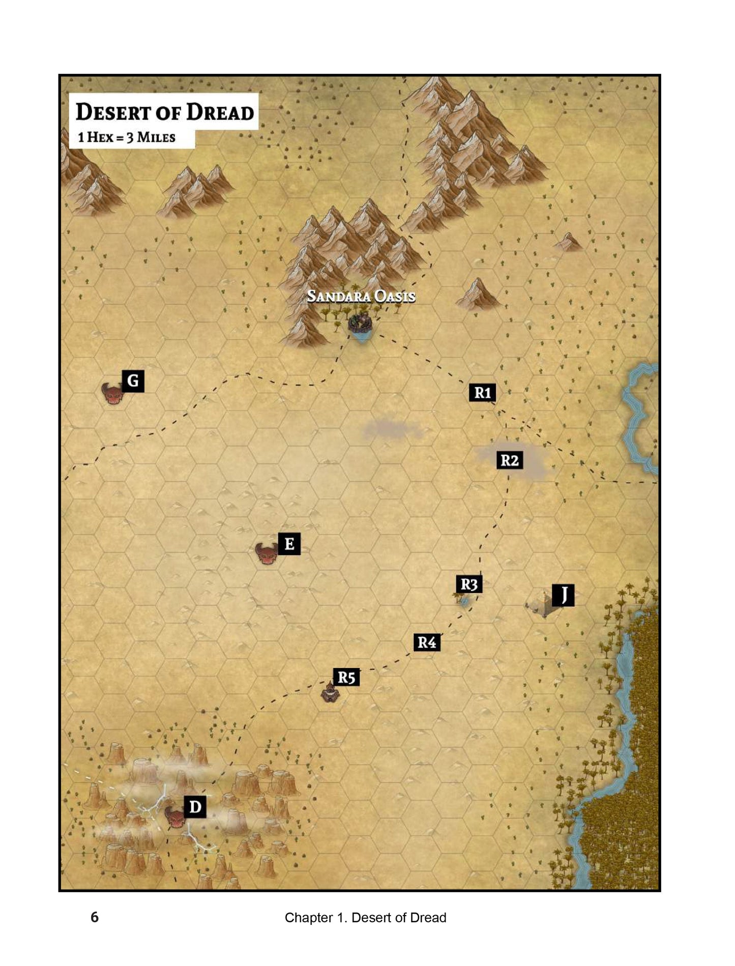 Dungeons & Lairs 4: Desert of Dread (PDF Only)