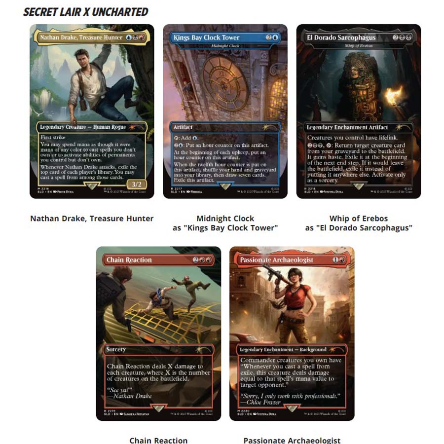 MAGIC THE GATHERING: SLD SECRET LAIR DROP: UNCHARTED (NONFOIL)