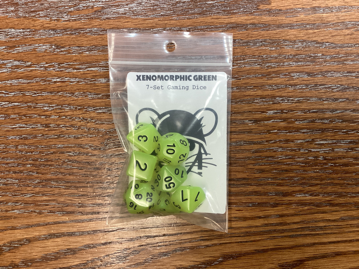 War Rat Dice - Xenomorphic Green