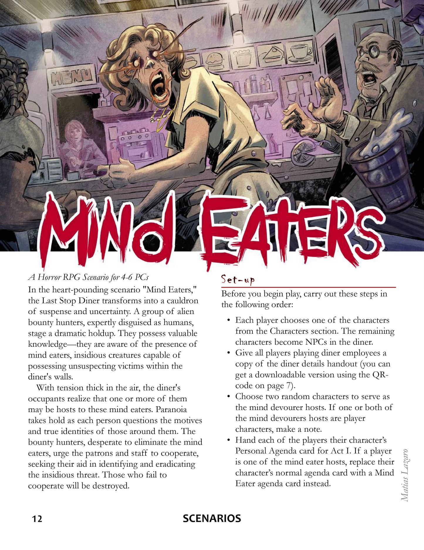 The Diner — A Scenario Book for the Horror RPG