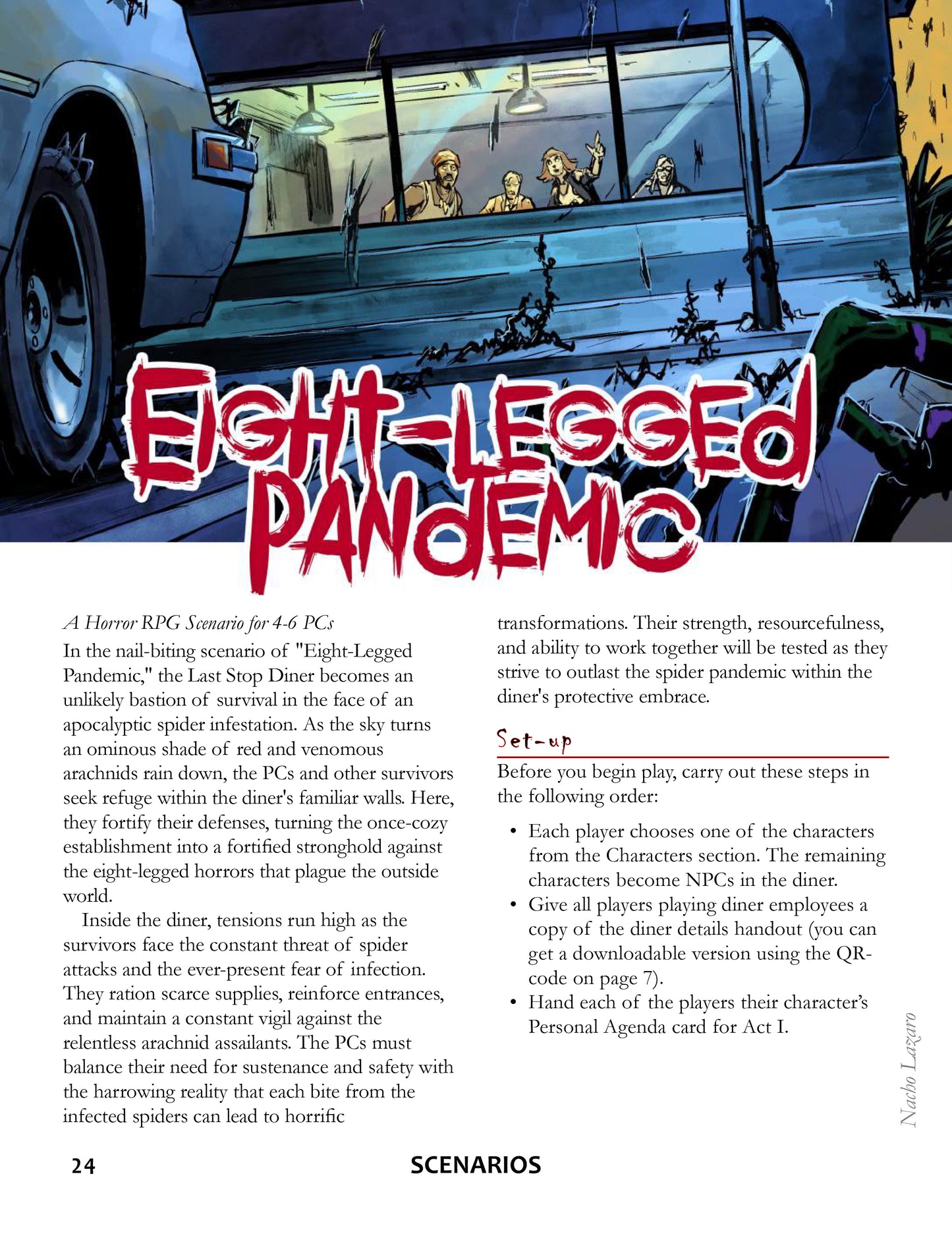 The Diner — A Scenario Book for the Horror RPG (PDF Only)