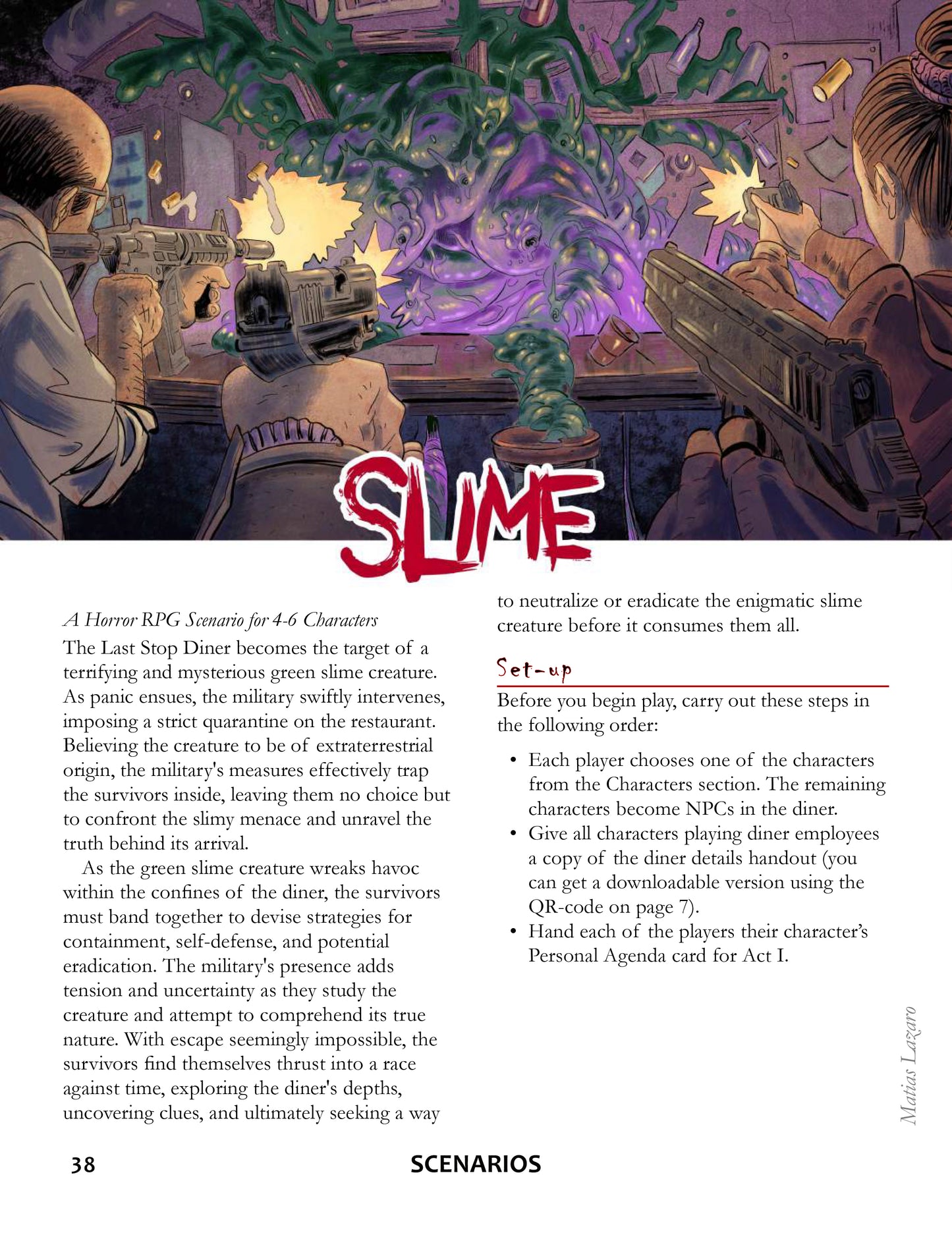 The Diner — A Scenario Book for the Horror RPG
