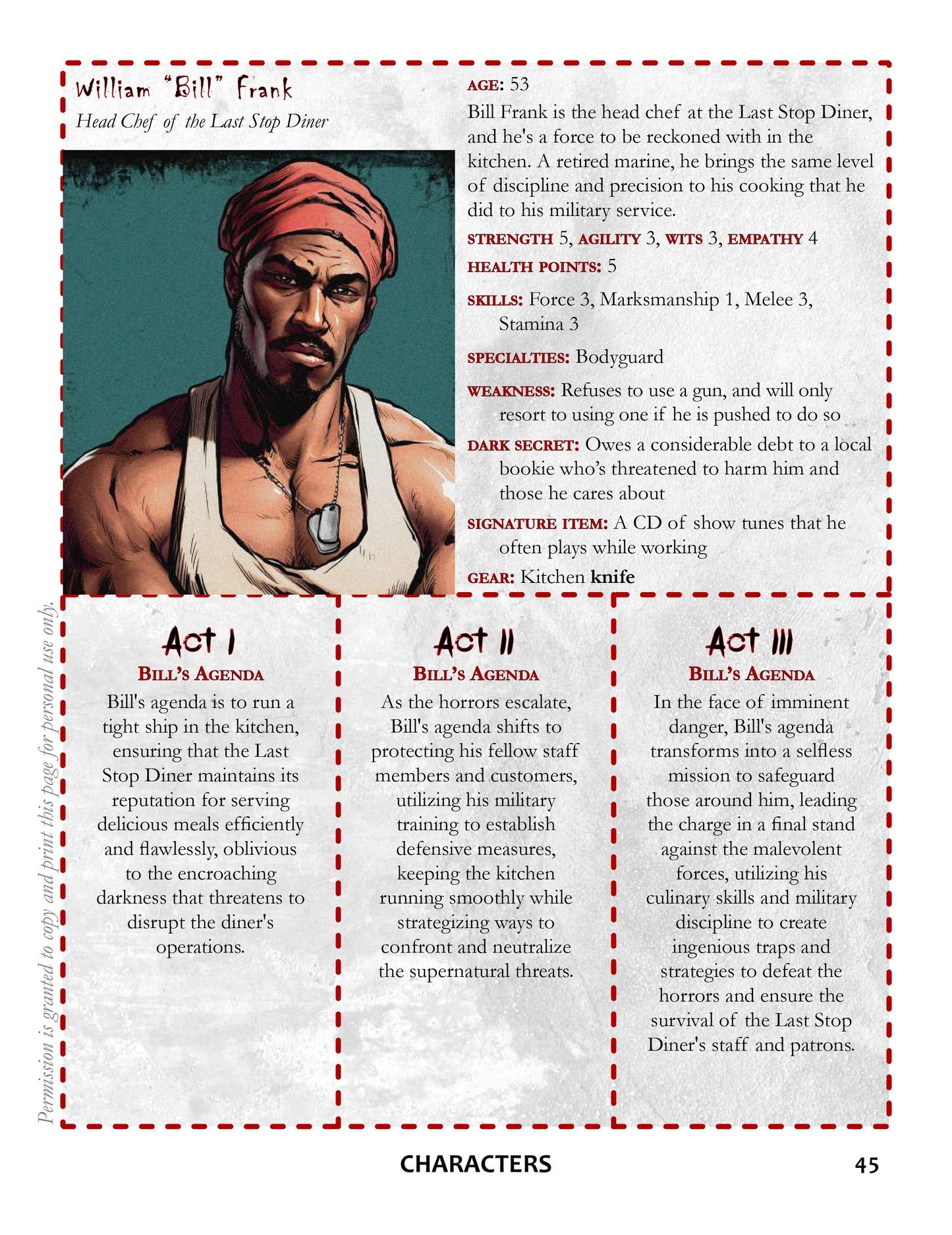 The Diner — A Scenario Book for the Horror RPG
