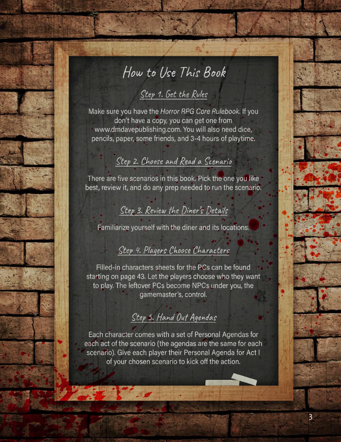 The Diner — A Scenario Book for the Horror RPG