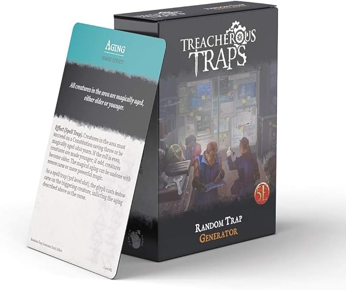 Treacherous Traps: Random Trap Generator: Card Deck
