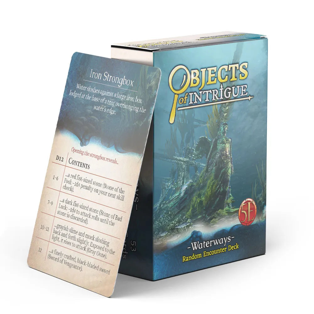Objects of Intrigue: Waterways Random Encounter Pack Cards