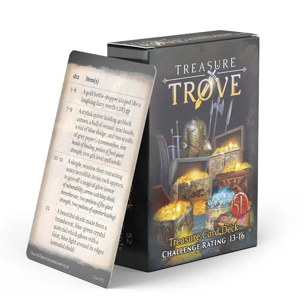 Treasure Trove: Treasure Card Deck: CR 13-16