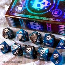 Vast Grimm Elder Dice Set - Grimm Silver Ink