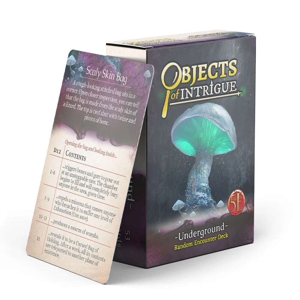 Objects of Intrigue: Underground: Random Encounter Deck