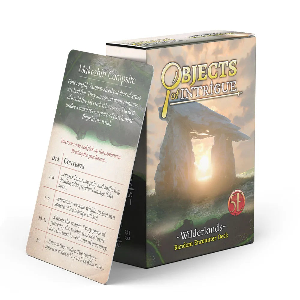 Objects of Intrigue: Wilderlands: Random Encounter Deck