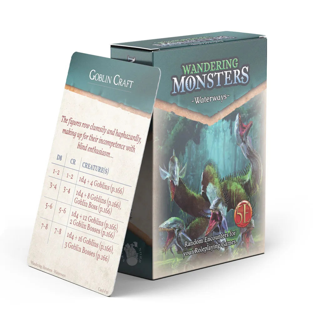 Wandering Monsters: Waterways Card Deck