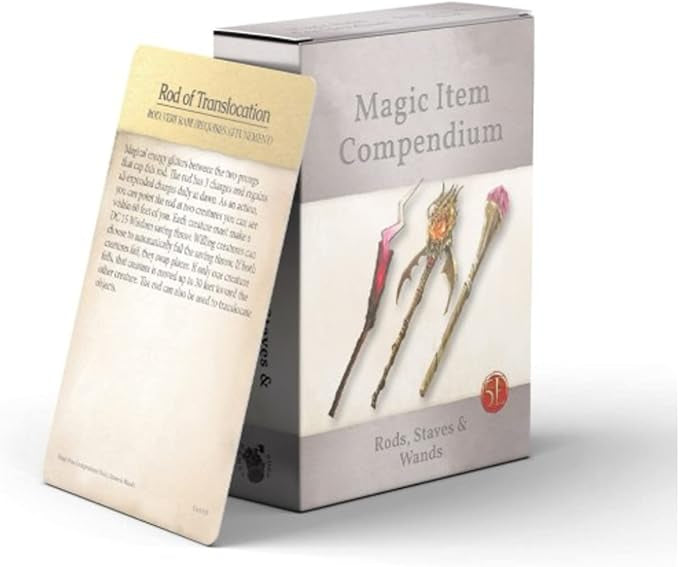 Magic Item Compendium: Rods, Staves & Wands
