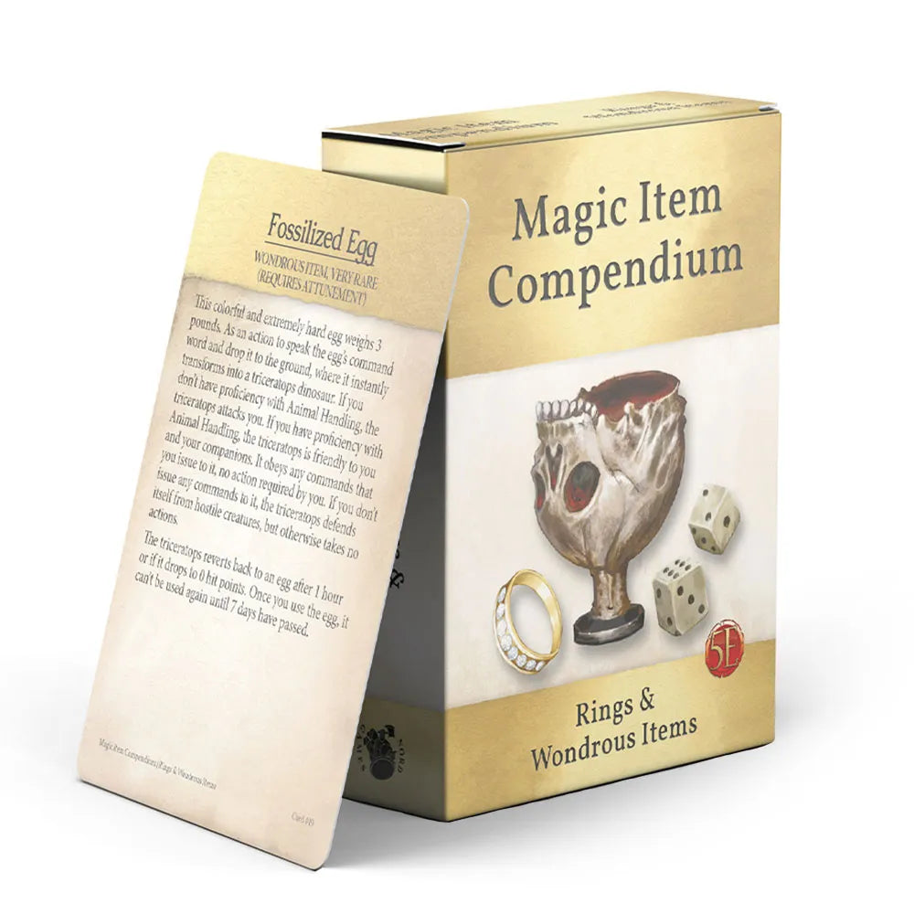 Magic Item Compendium: Rings & Wondrous Items