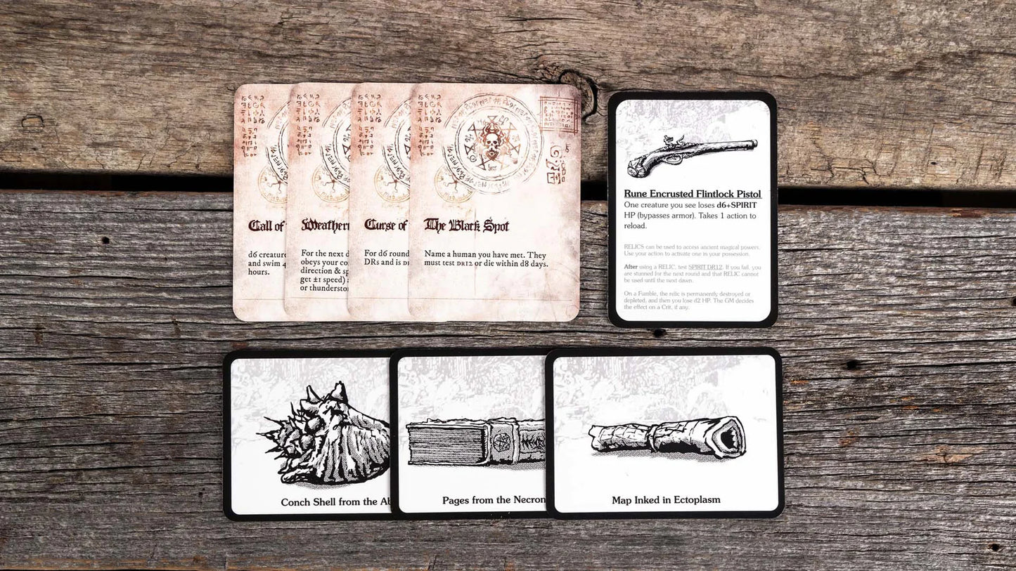Pirate Borg Reference Cards