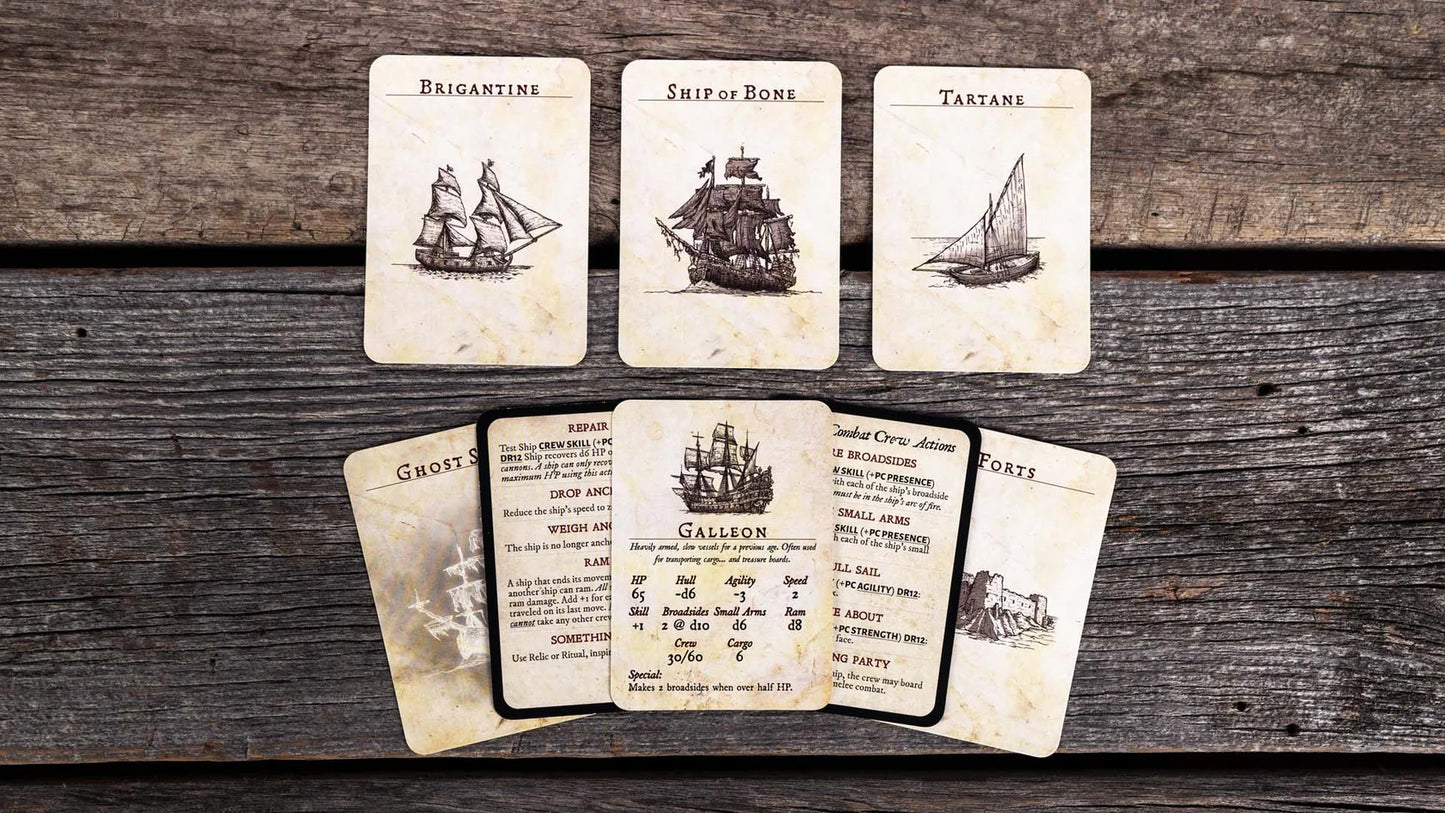 Pirate Borg Reference Cards