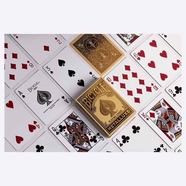 Playing Cards: Bicycle: Metalluxe Gold