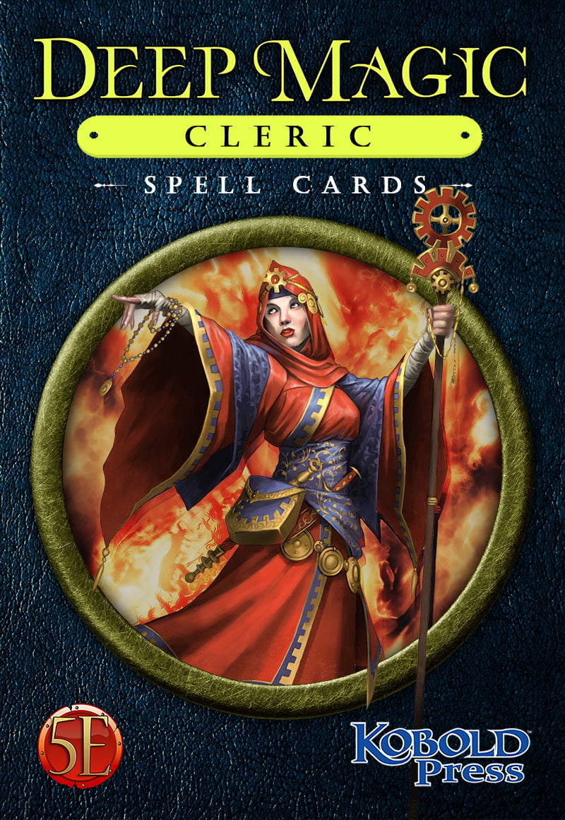 D&D 5e: Deep Magic spell cards: Cleric