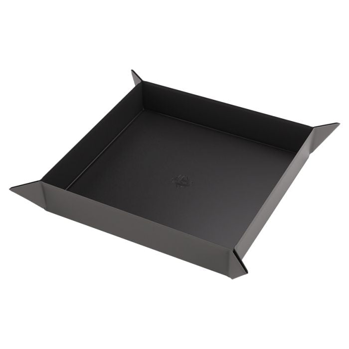 Dice Tray: Square: Black/Gray