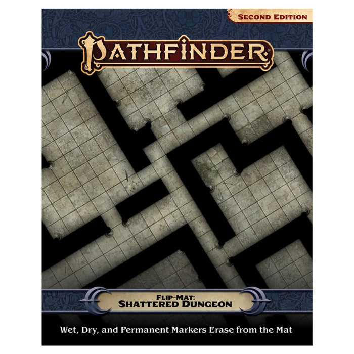 Pathfinder 2E: Flip-Mat: Shattered Dungeon