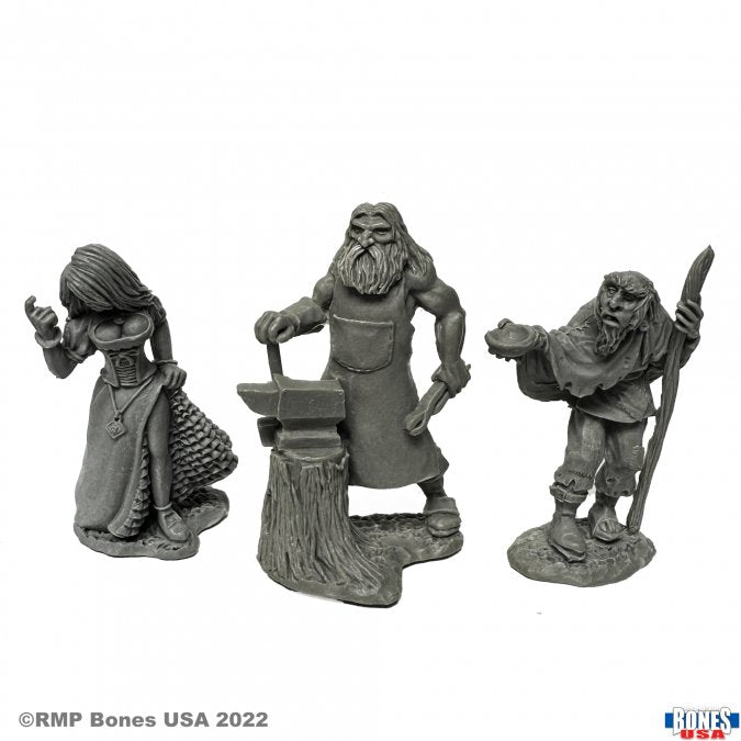 TOWNSFOLK (STRUMPET, BLACKSMITH, BEGGAR)
