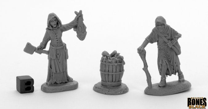 DREADMERE TOWNSFOLK: FISHWIFE & CRONE (2)