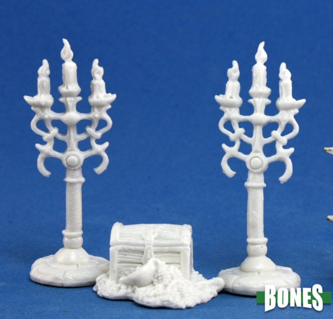 TREASURE PILE & CANDELABRA DUNGEON DRESSING