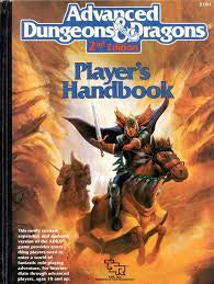 USED Advanced Dungeons and Dragons 2nd Edition Player’s Handbook