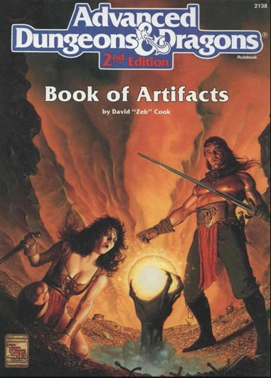 USED Advanced Dungeons and Dragons 2nd Edition Book of Artifacts
