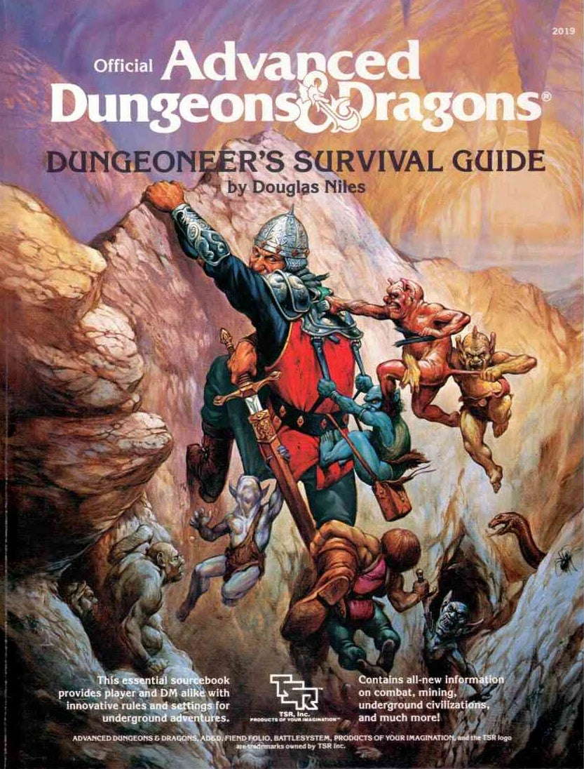 USED Advanced Dungeons and Dragons 1st Edition Dungeoneer’s Survival Guide