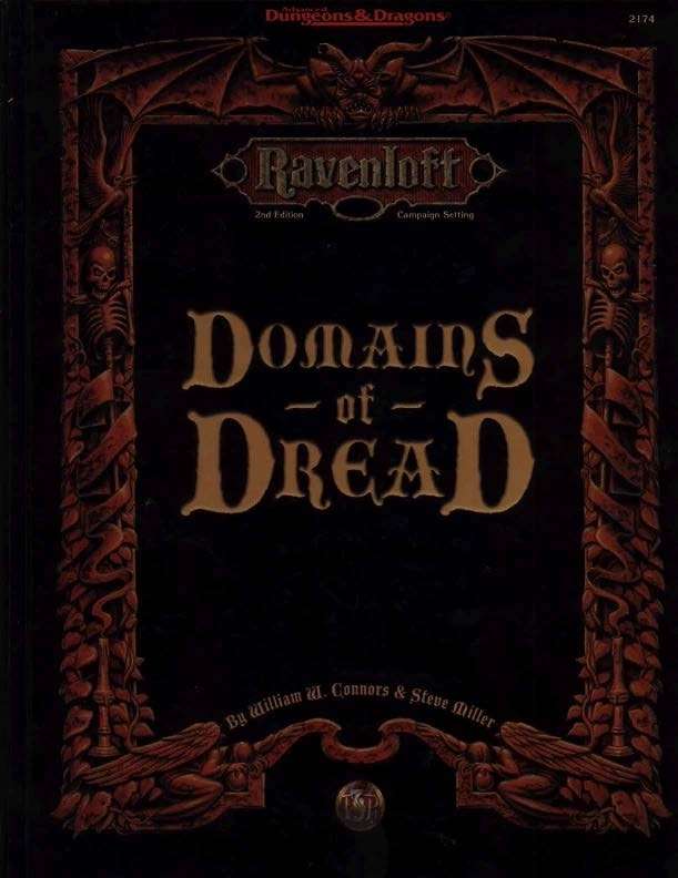 USED Dungeons and Dragons 2nd Edition Ravenloft Domains of Dread
