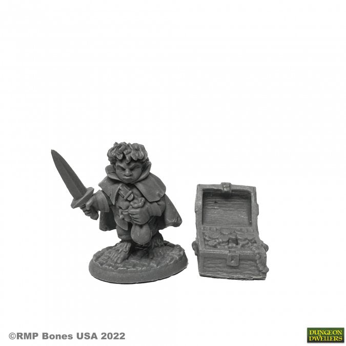 STITCH THIMBLETOE, HALFLING THIEF HALFLING ROGUE