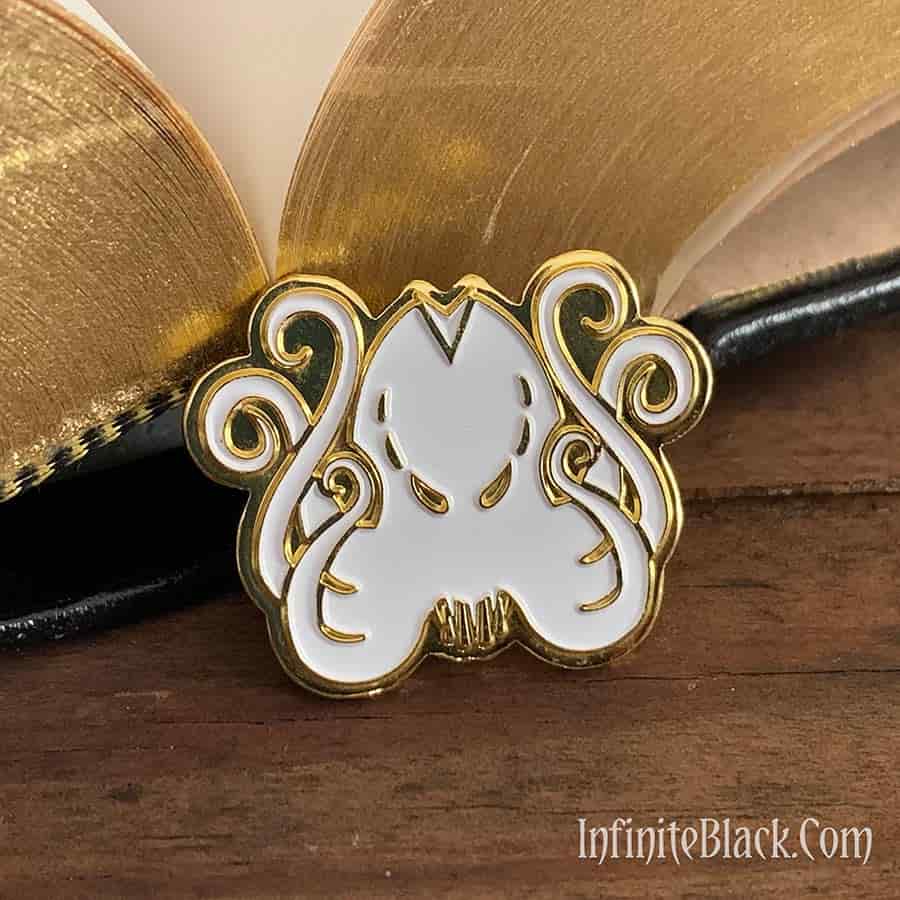 INFINITE BLACK: CTHULHU ENAMEL PIN