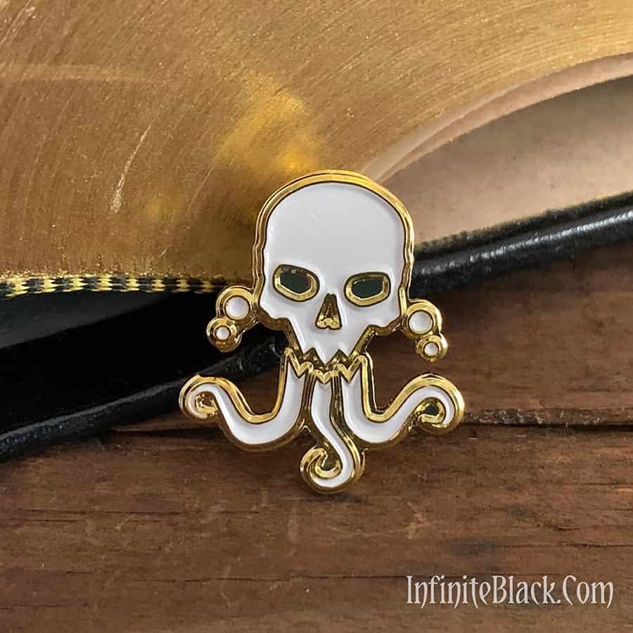 INFINITE BLACK: SEAL OF YOG-SOTHOTH ENAMEL PIN