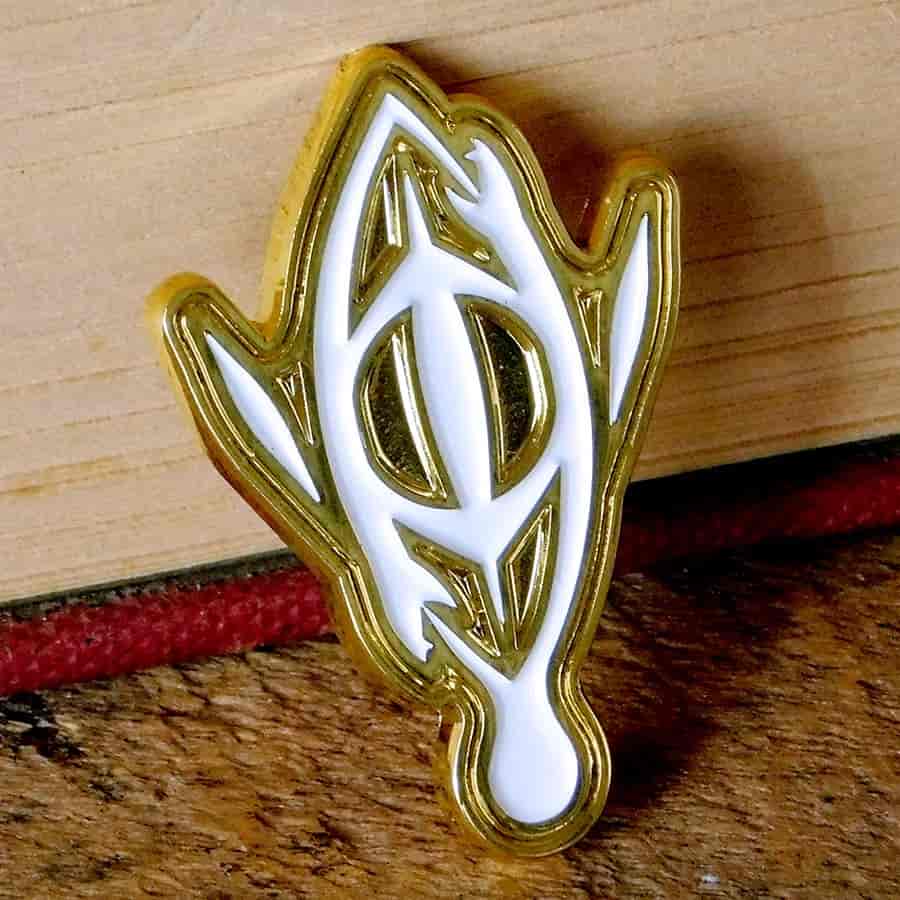 INFINITE BLACK: SEER'S EYE ENAMEL PIN