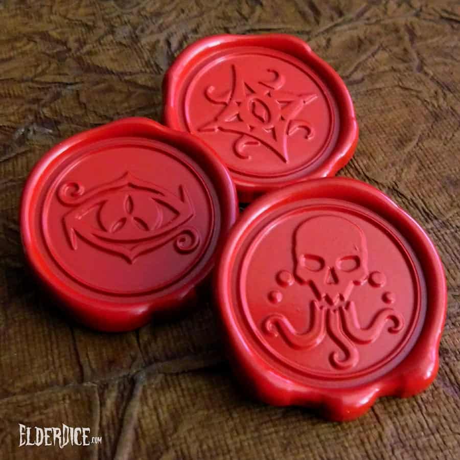 INFINITE BLACK: COLORS OUT OF SPACE RED WAX PIN SET
